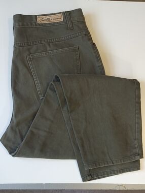 Bill Blass Olive-Tone Straight Leg Jeans